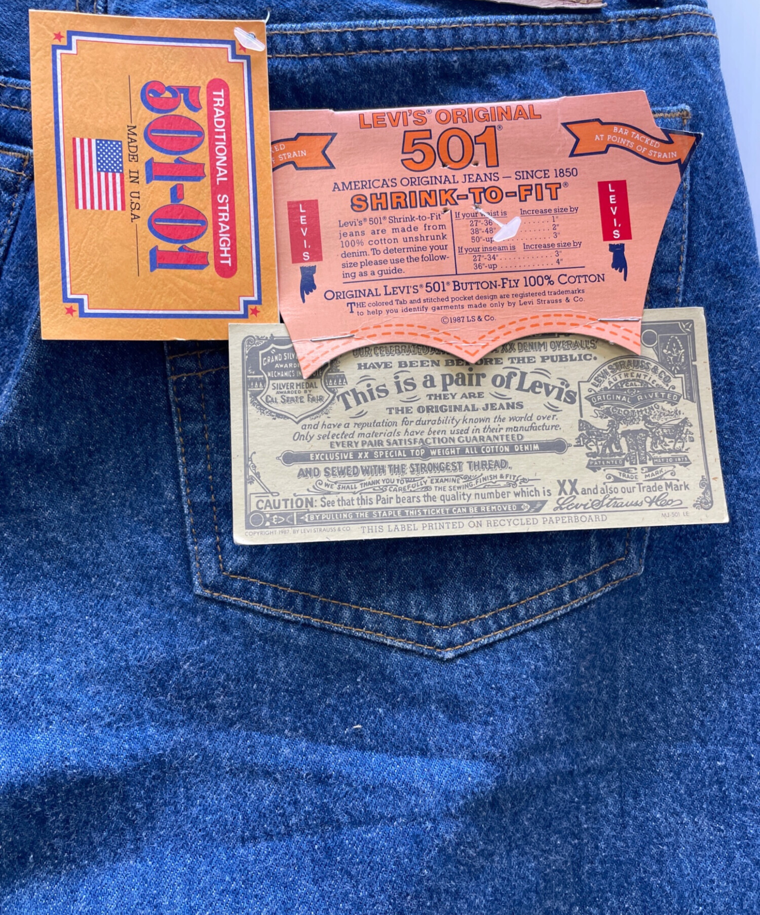 リーバイス　501 アメリカ製　バレンシア製　デニムパンツ　W32 Levi's（リーバイス） 80s 90s 501xx バレンシア工場 縮率10％ ボタン