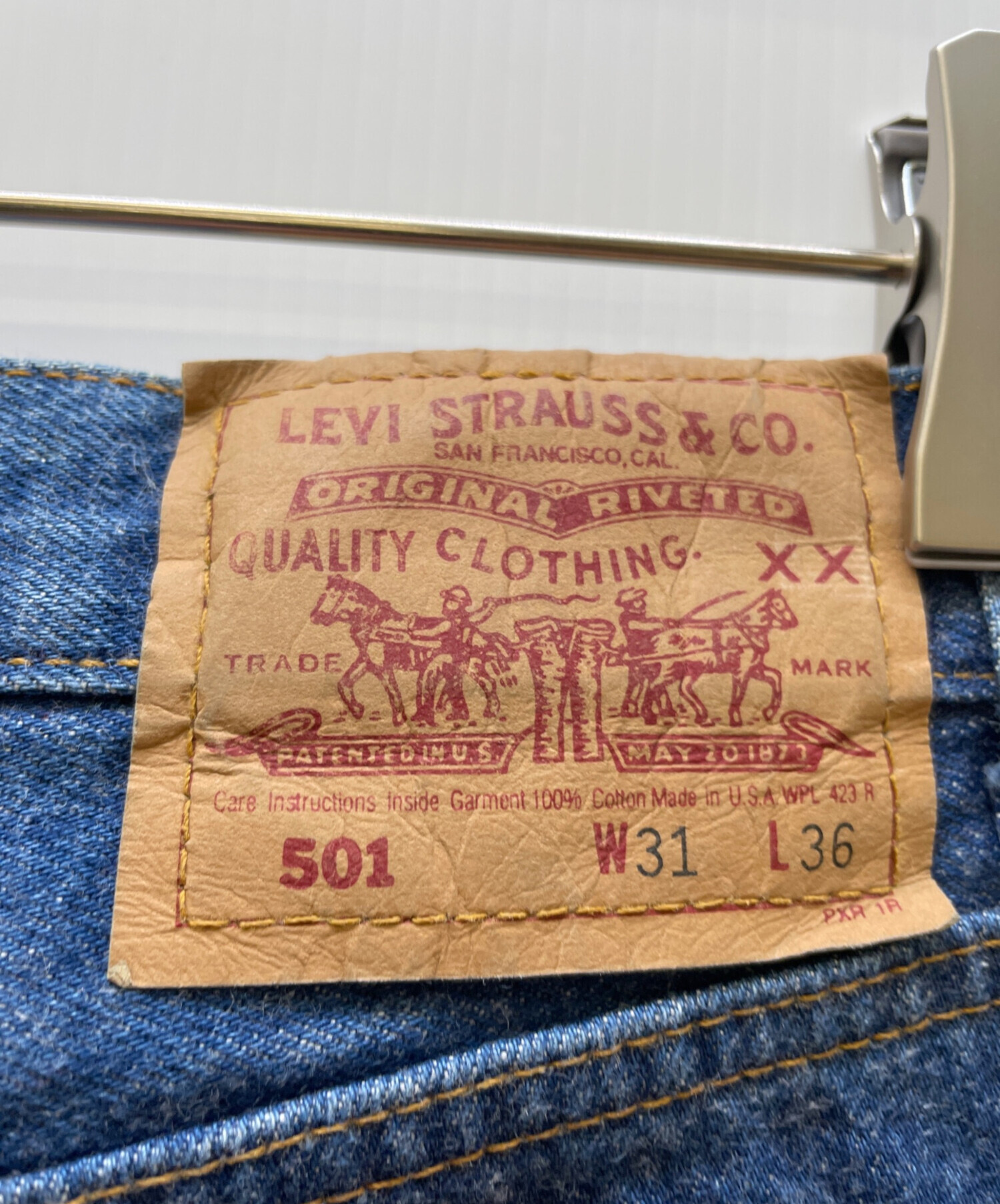 中古・古着通販】LEVI'S (リーバイス) 02年製 バレンシア工場 501