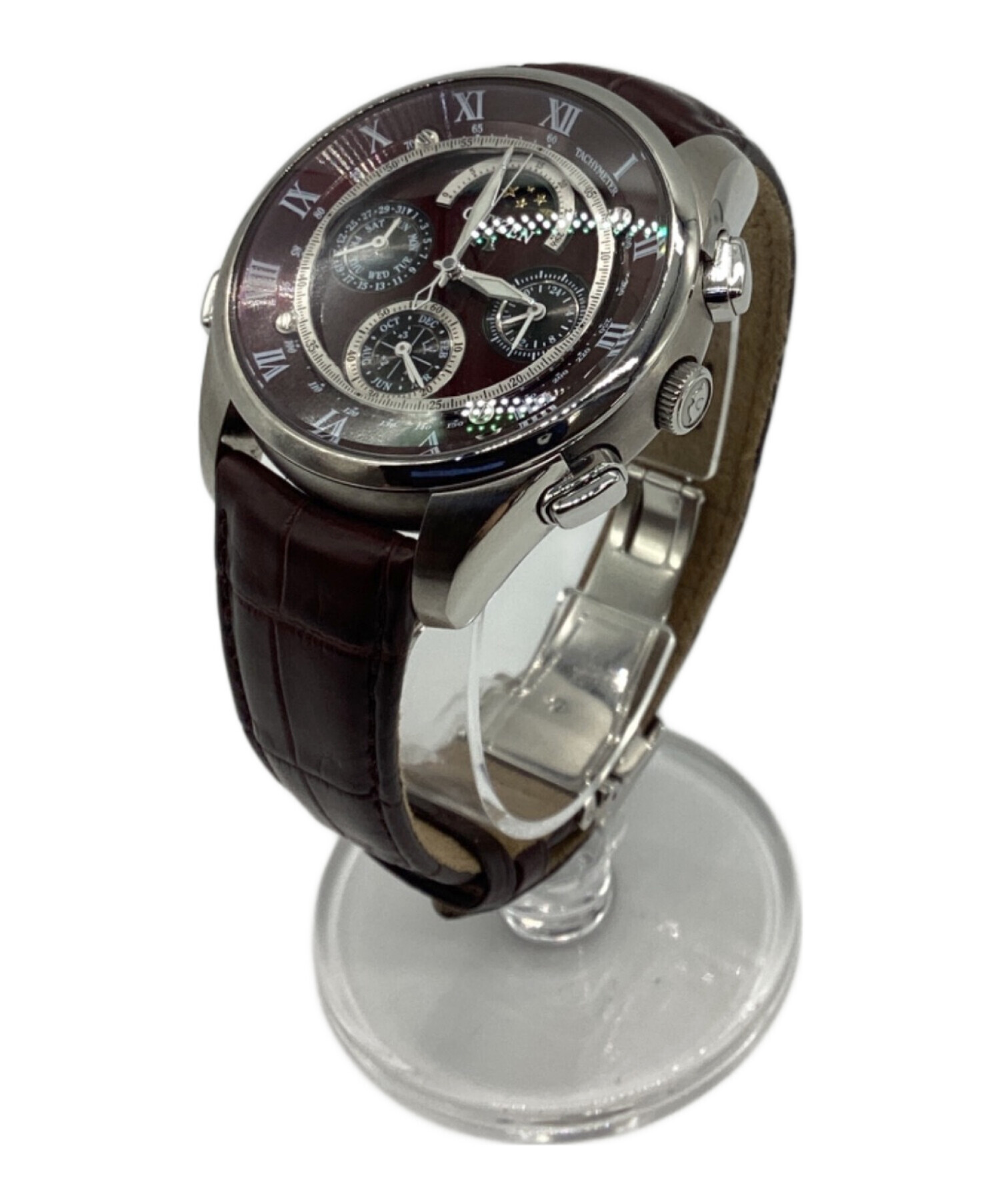 中古・古着通販】CITIZEN (シチズン) クォーツ 腕時計 カンパノラ 深緋
