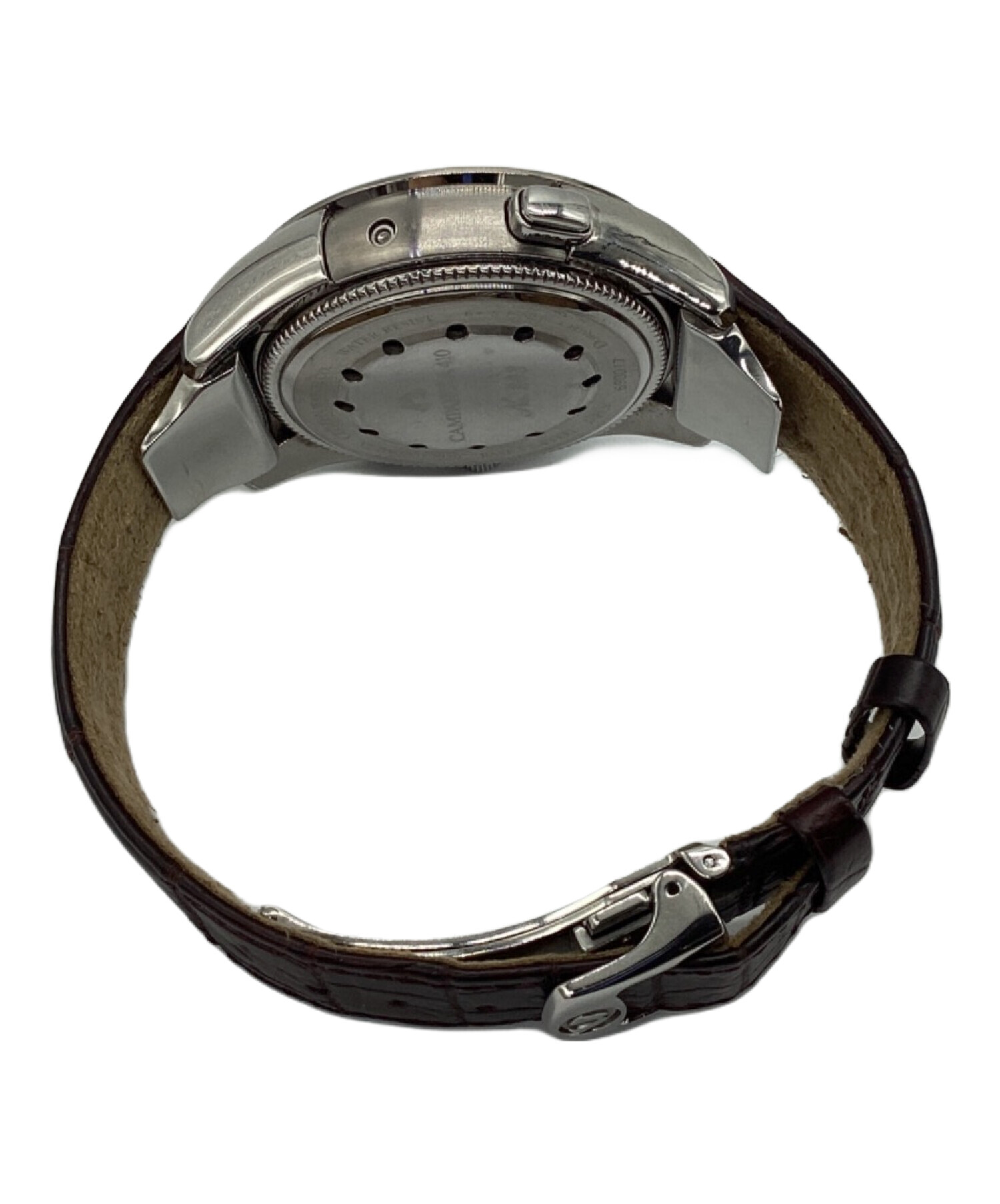 ふみ中古時計ページ 中古・古着通販】CITIZEN (シチズン) クォーツ 腕時計 カンパノラ 深緋