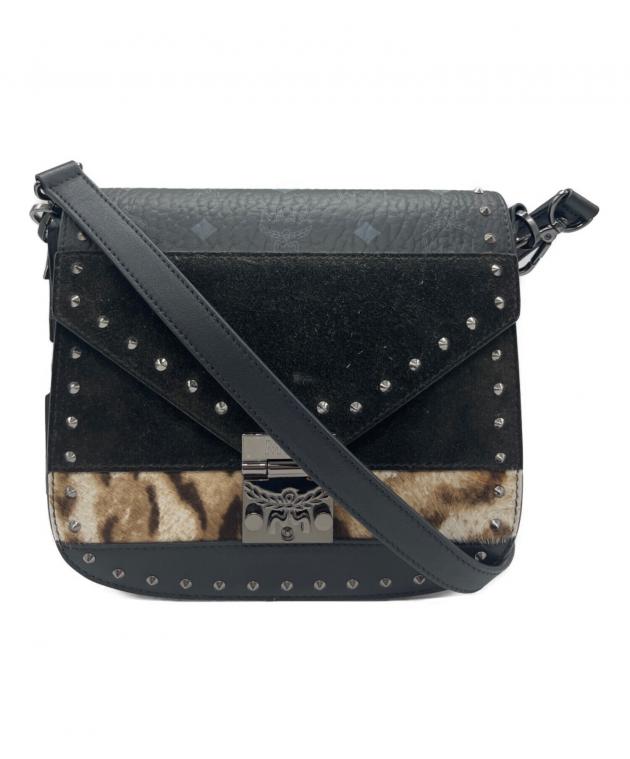 中古・古着通販】MCM (エムシーエム) ショルダーバッグ ブラック