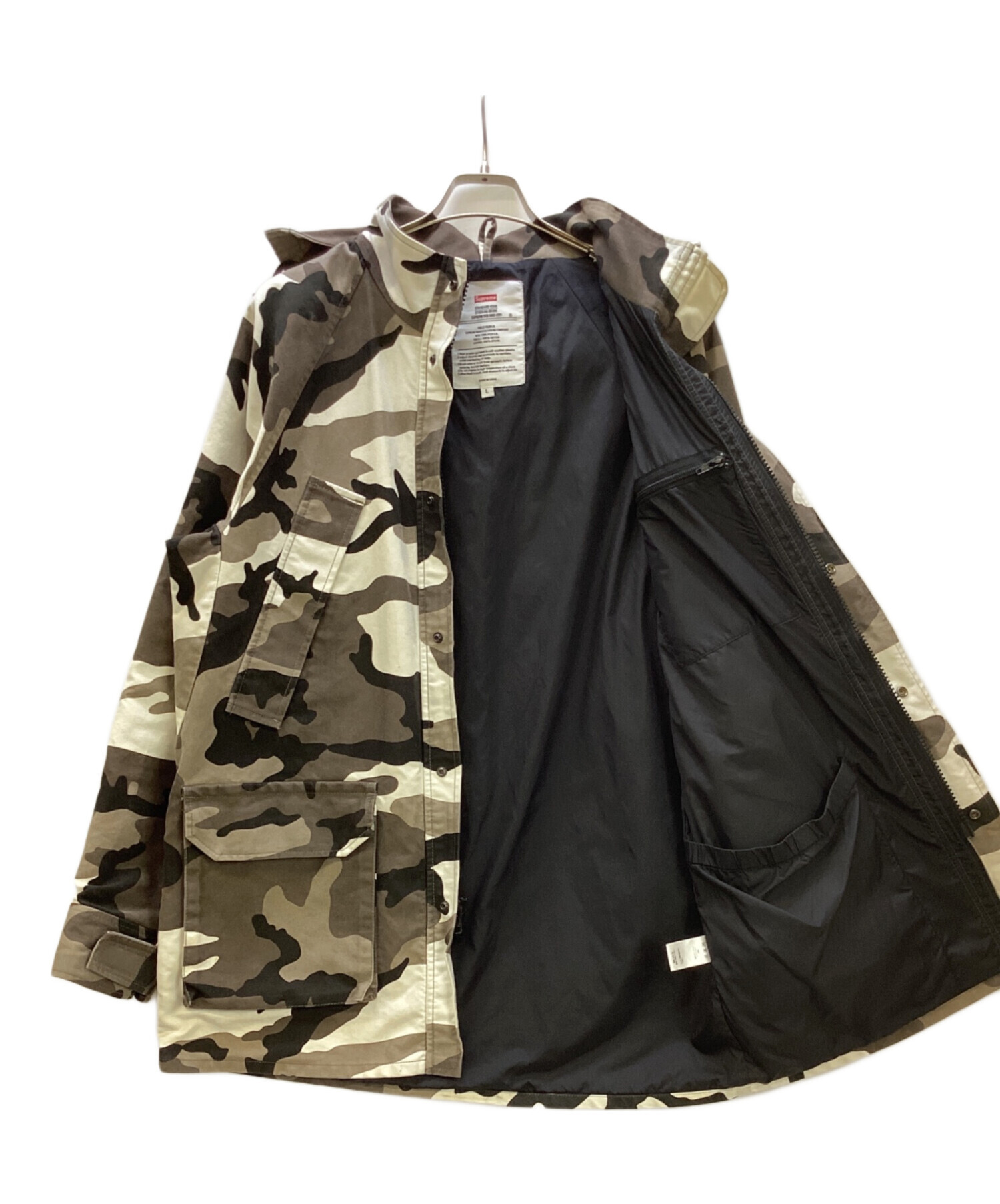 Supreme 17ss Field Parka L Camo 中古 中古・古着通販】Supreme