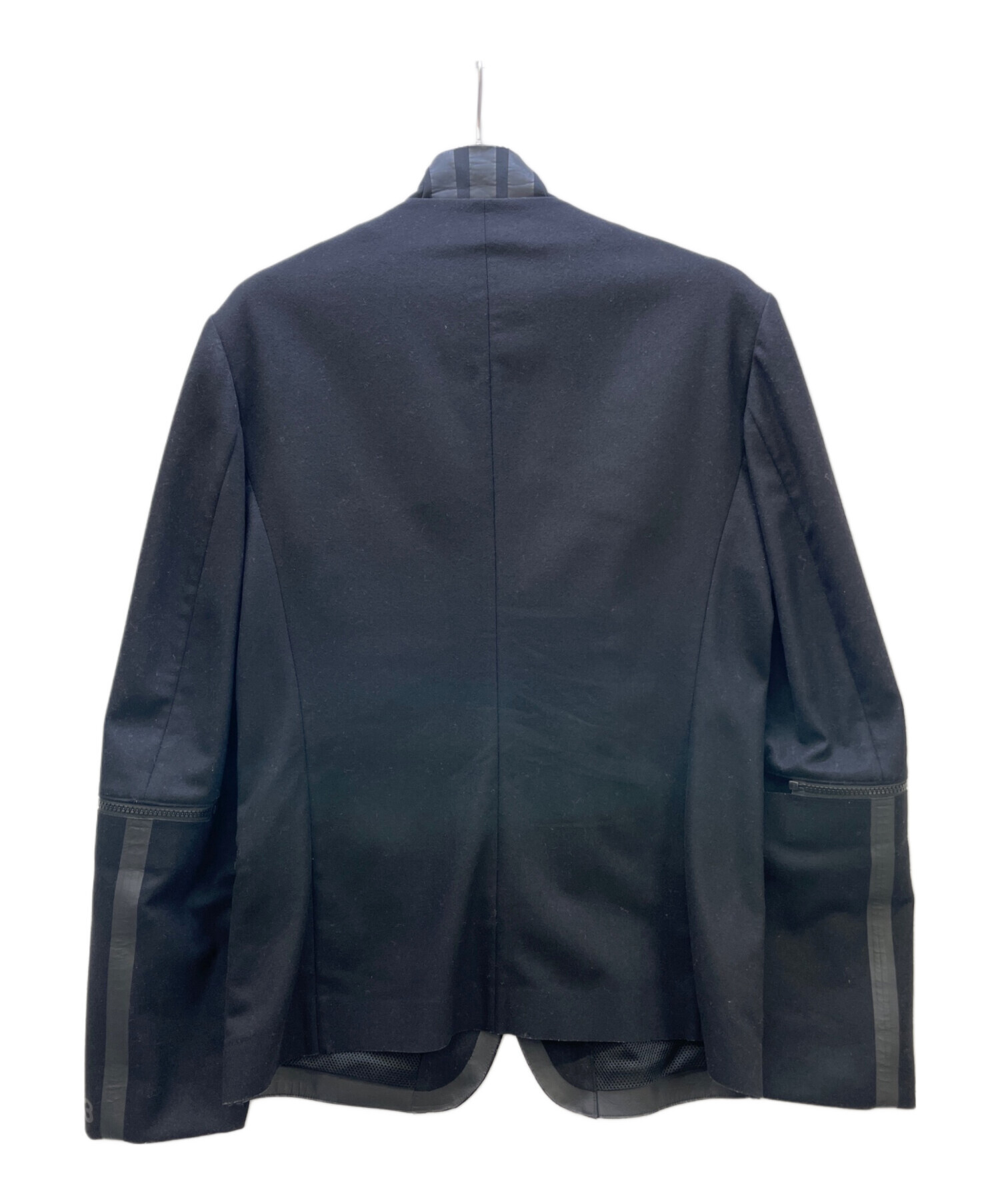 中古・古着通販】Y-3 (ワイスリー) ダブルジップジャケット ブラック