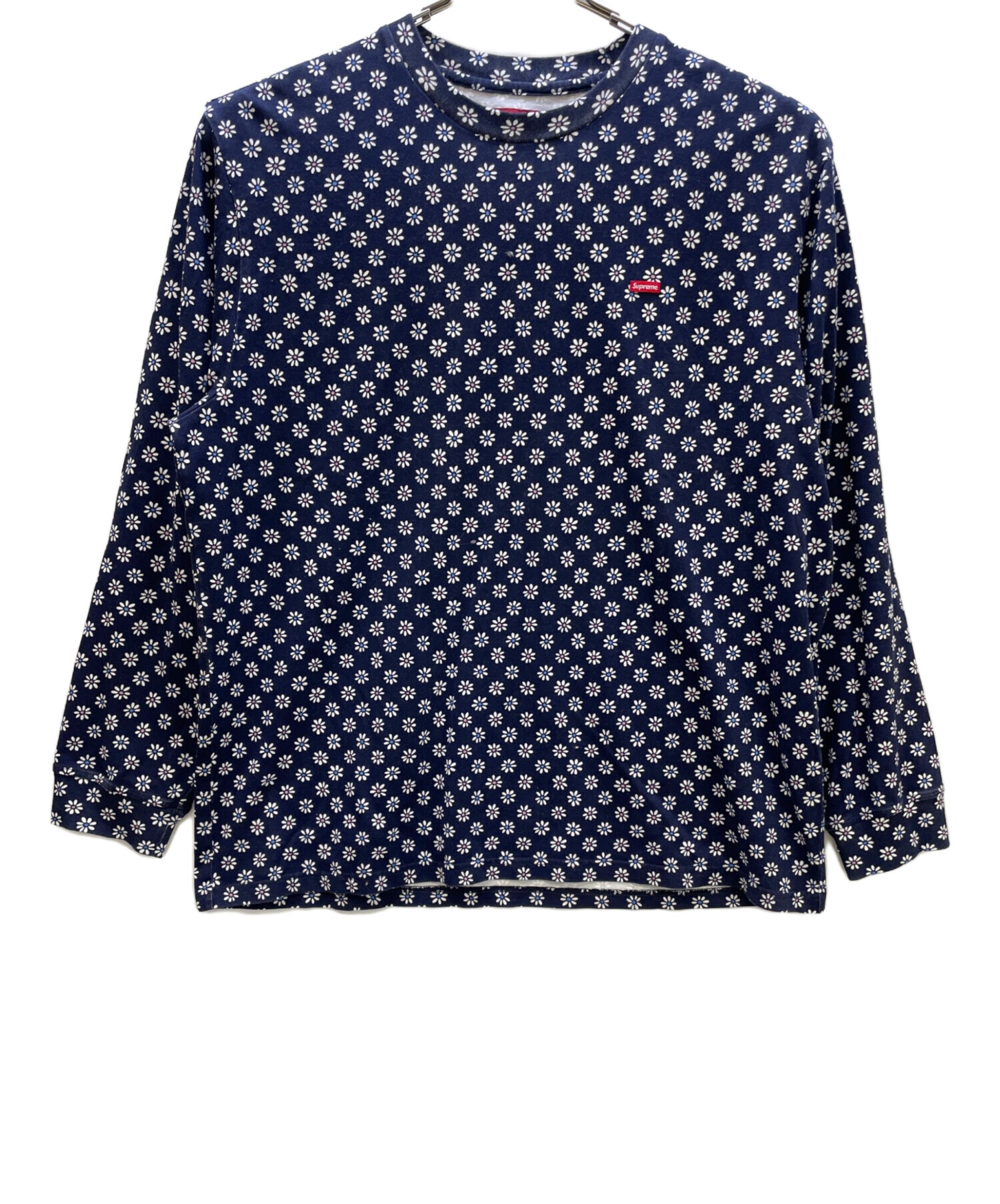 中古・古着通販】SUPREME (シュプリーム) 長袖カットソー ネイビー 