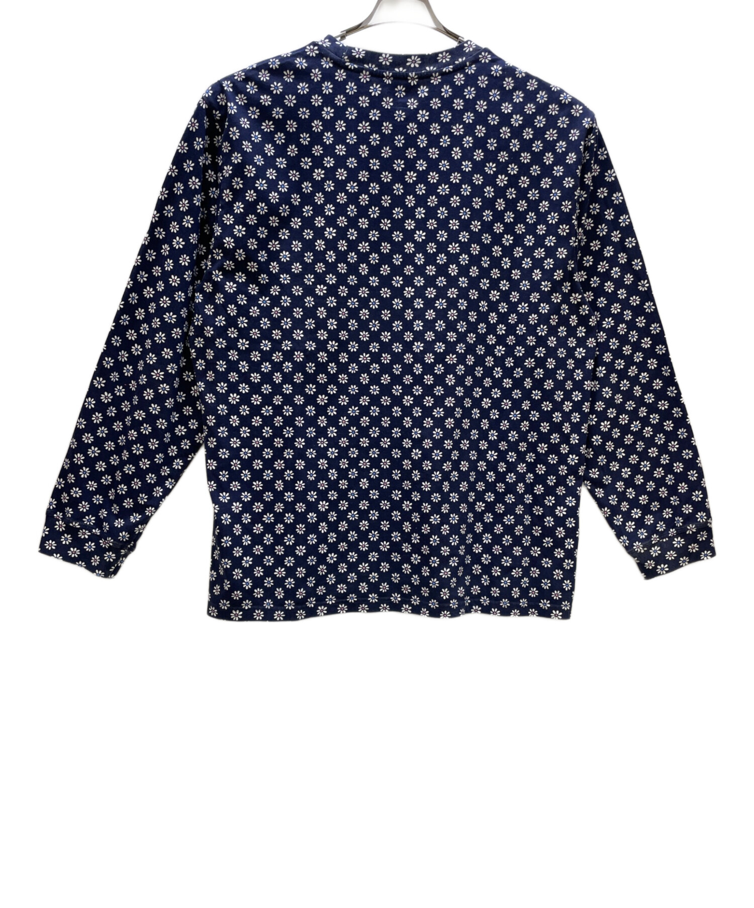 中古・古着通販】SUPREME (シュプリーム) 長袖カットソー ネイビー 