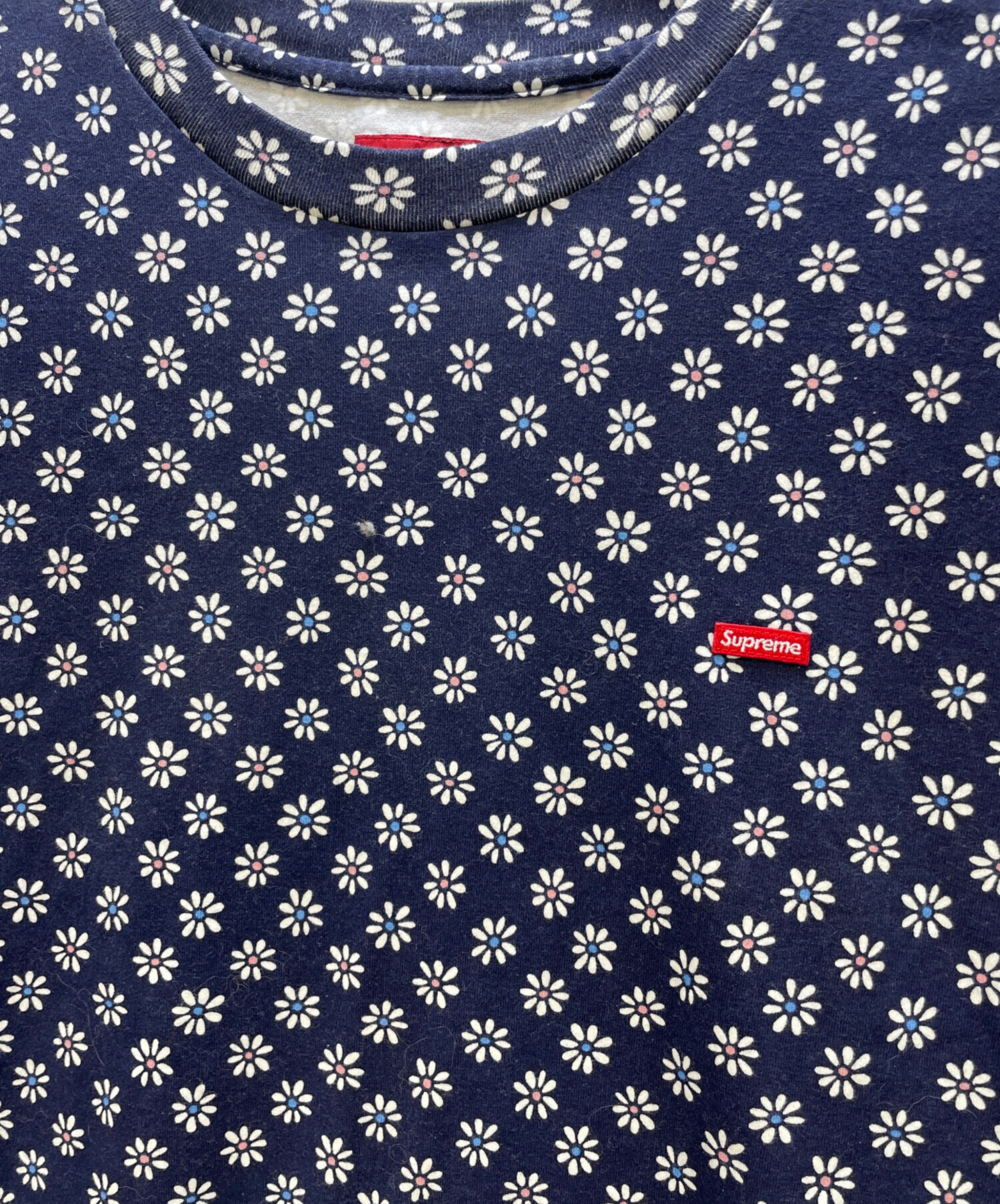 中古・古着通販】SUPREME (シュプリーム) 長袖カットソー ネイビー 