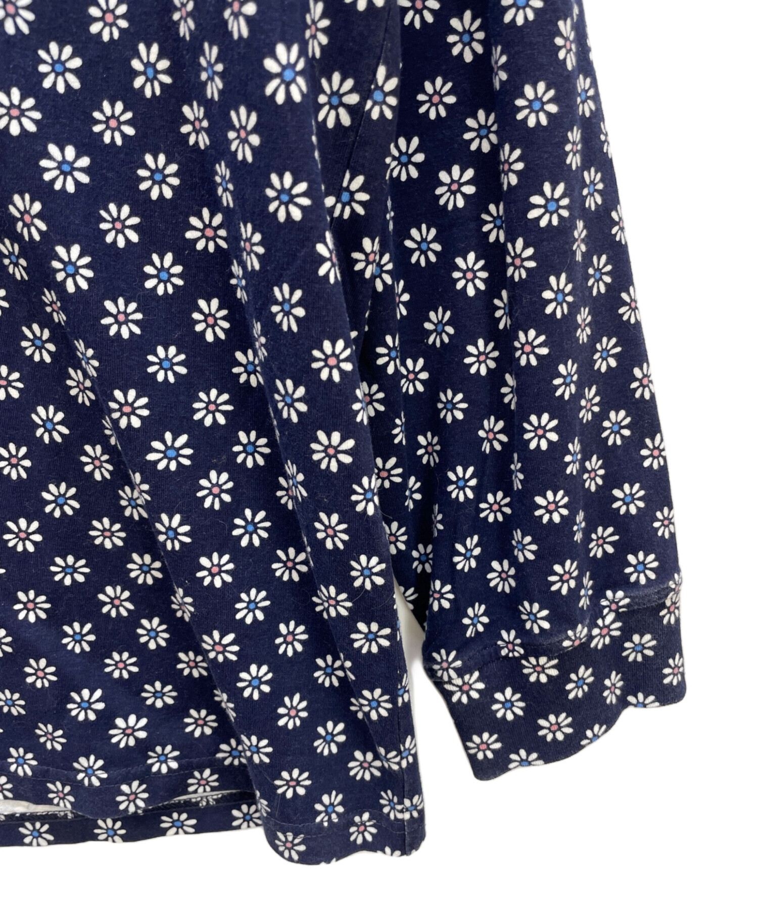中古・古着通販】SUPREME (シュプリーム) 長袖カットソー ネイビー 