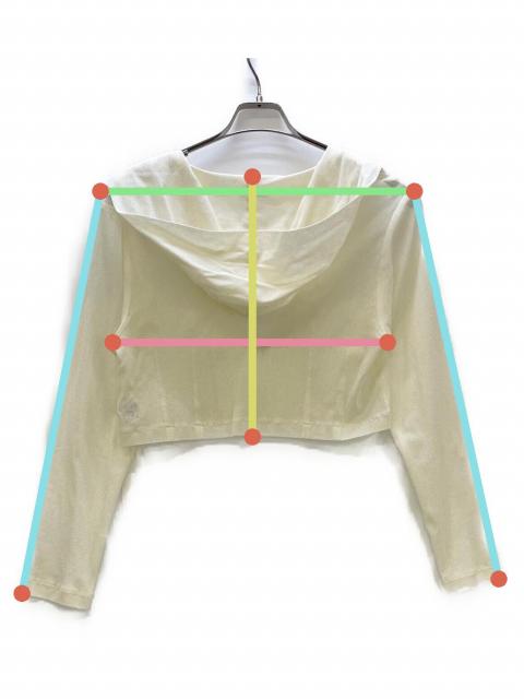 【新品】zoe sunshade hoodie / white カーディガン 中古・古着通販】zoe (ゾーイ) sunshade Hoodie カーディガン ホワイト
