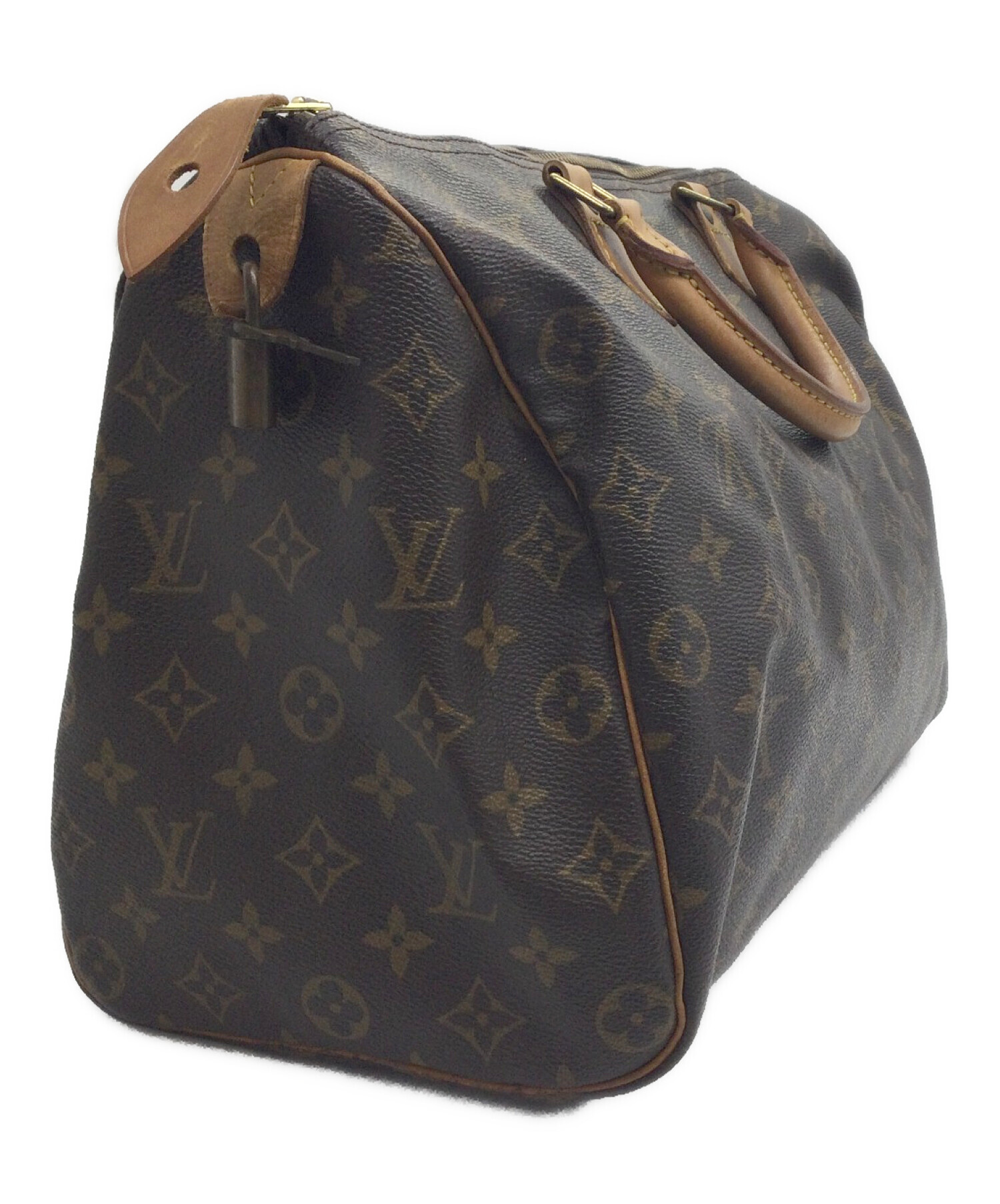Louis Vuitton ハンドバッグ ブラウン 中古・古着通販】LOUIS VUITTON (ルイ ヴィトン) ハンドバッグ