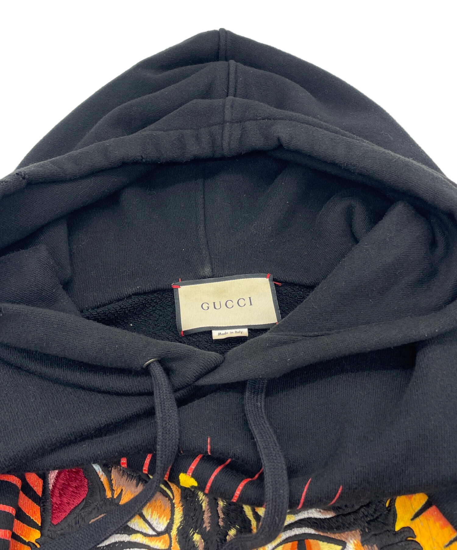 GUCCI　18SS アングリーキャット　ダメージ加工　オーバーサイズ　パーカー 中古・古着通販】GUCCI (グッチ) アングリーキャット スウェットプル