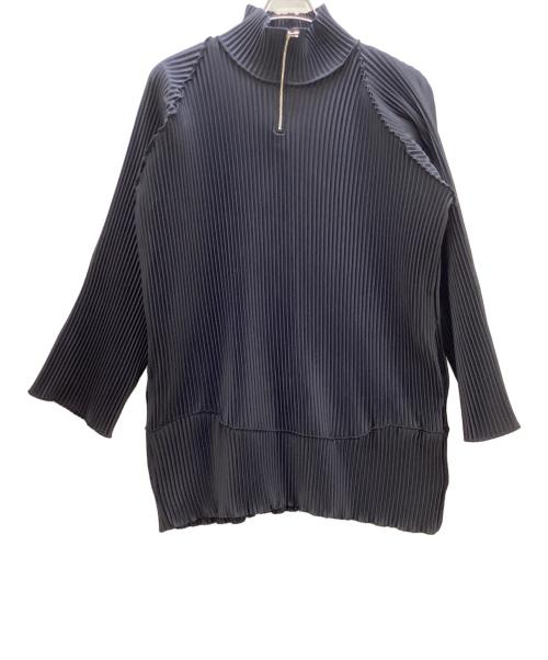 kotohayokozawa コトハヨコザワ プリーツコート　ブラック 中古・古着通販】kotohayokozawa (コトハヨコザワ) プリーツジップ