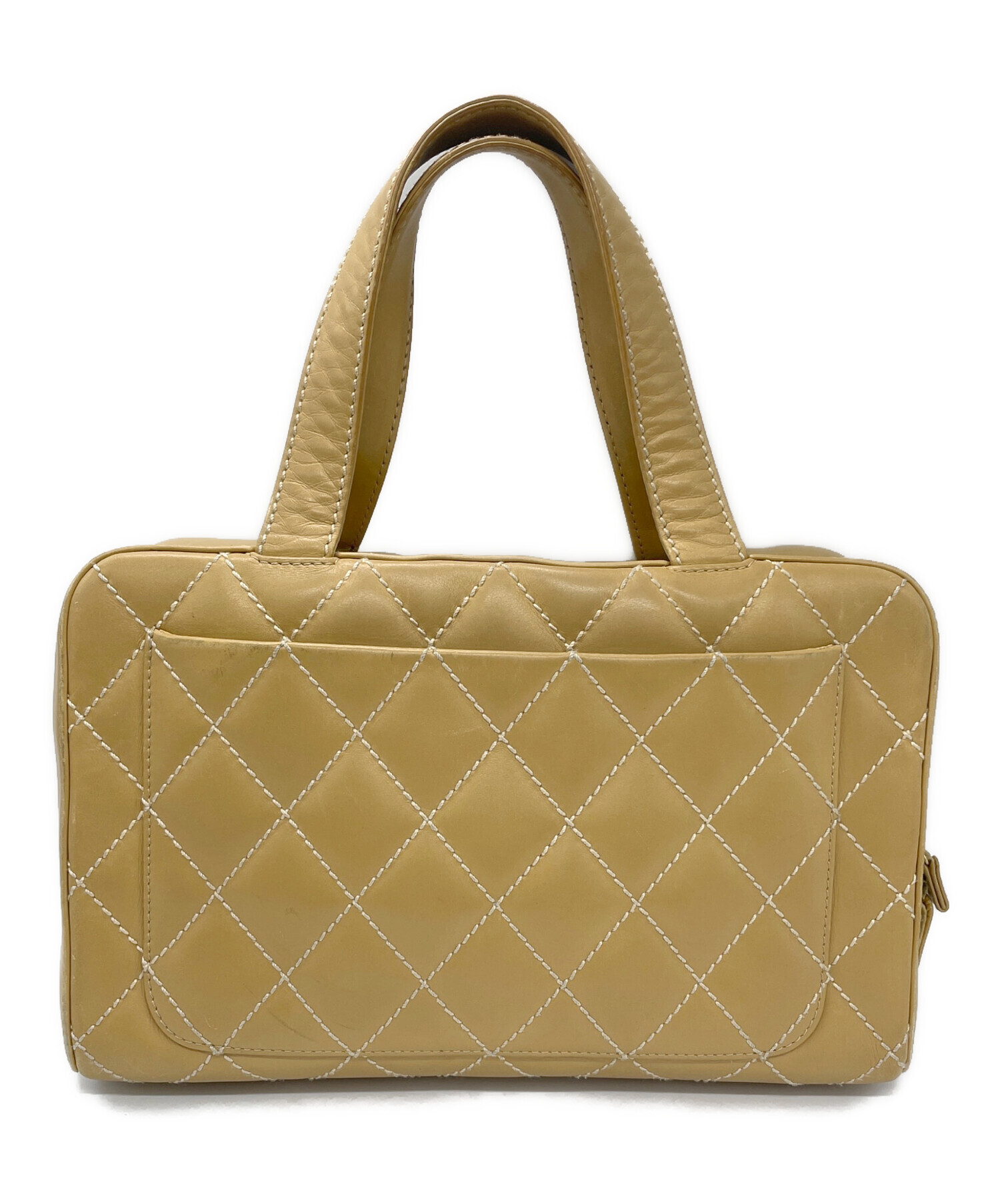 中古・古着通販】CHANEL (シャネル) ハンドバッグ ワイルドステッチ
