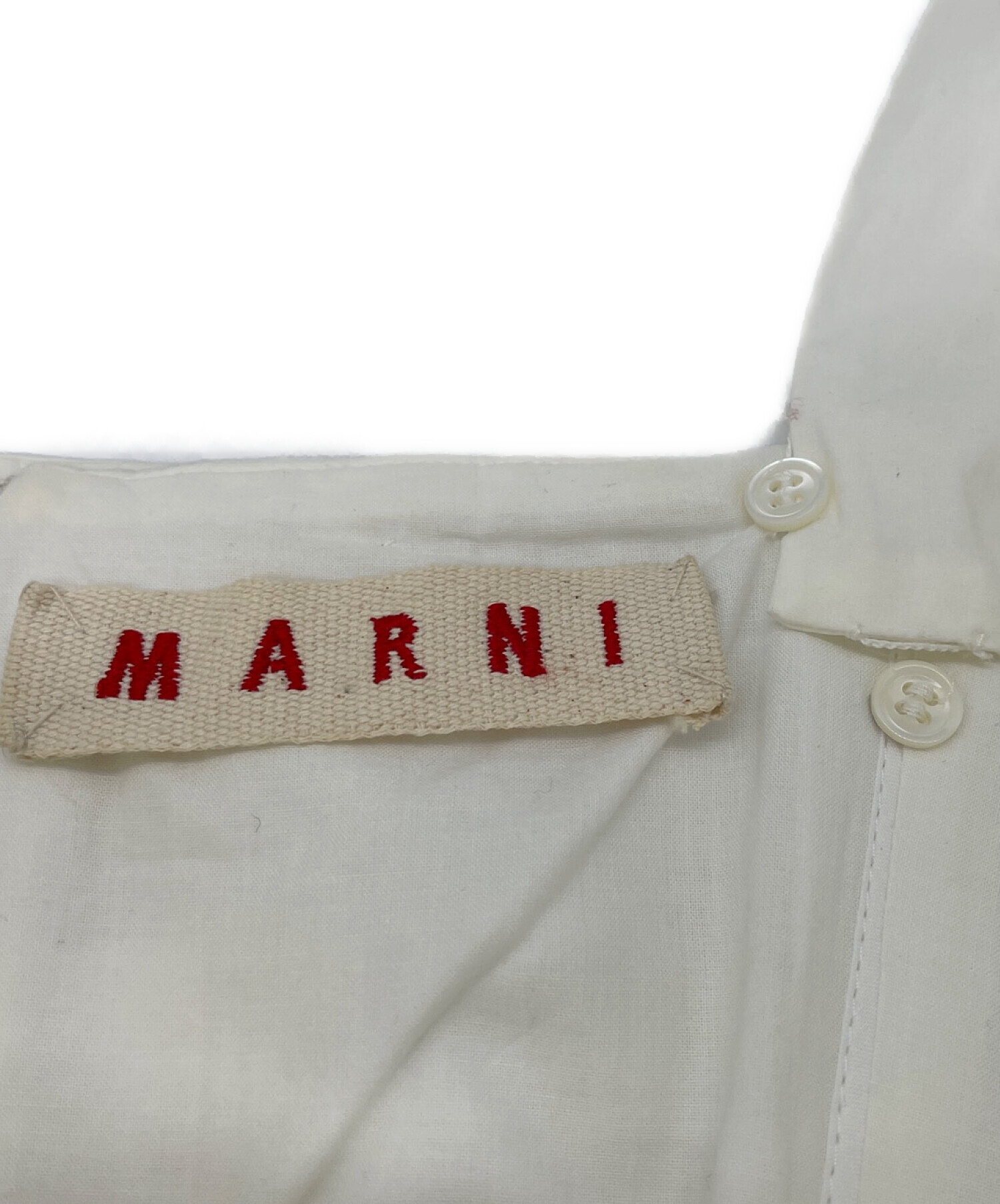 中古・古着通販】MARNI (マルニ) キャミソールビスチェ ホワイト