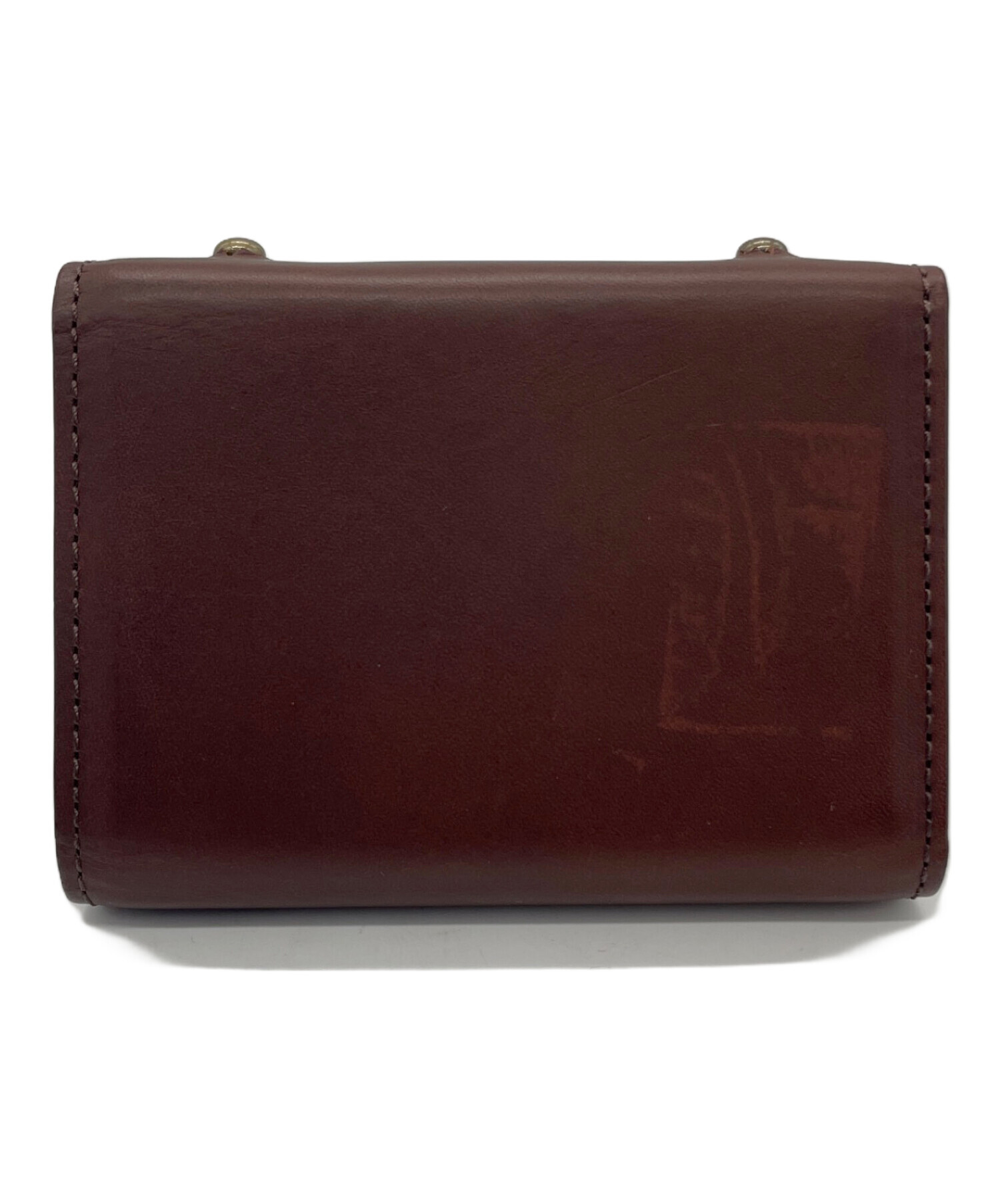 【中古品】エムピウ ミッレフォリエ P25 ブラウン 中古・古着通販】M+ (エムピウ) 財布 ブラウン｜ブランド・古着通販