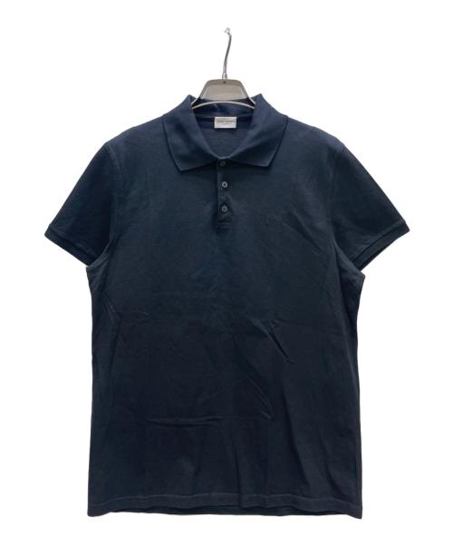 SAINT LAURENT ブラック ポロシャツ M トップス