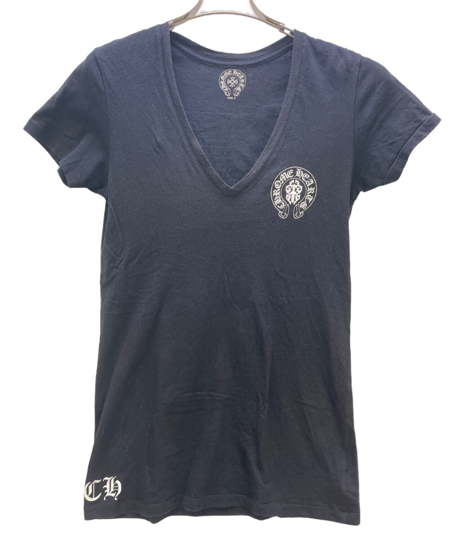 中古・古着通販】CHROME HEARTS (クロムハーツ) プリントVネックT