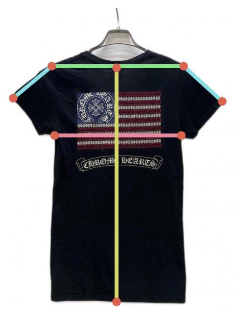 中古・古着通販】CHROME HEARTS (クロムハーツ) プリントVネックT