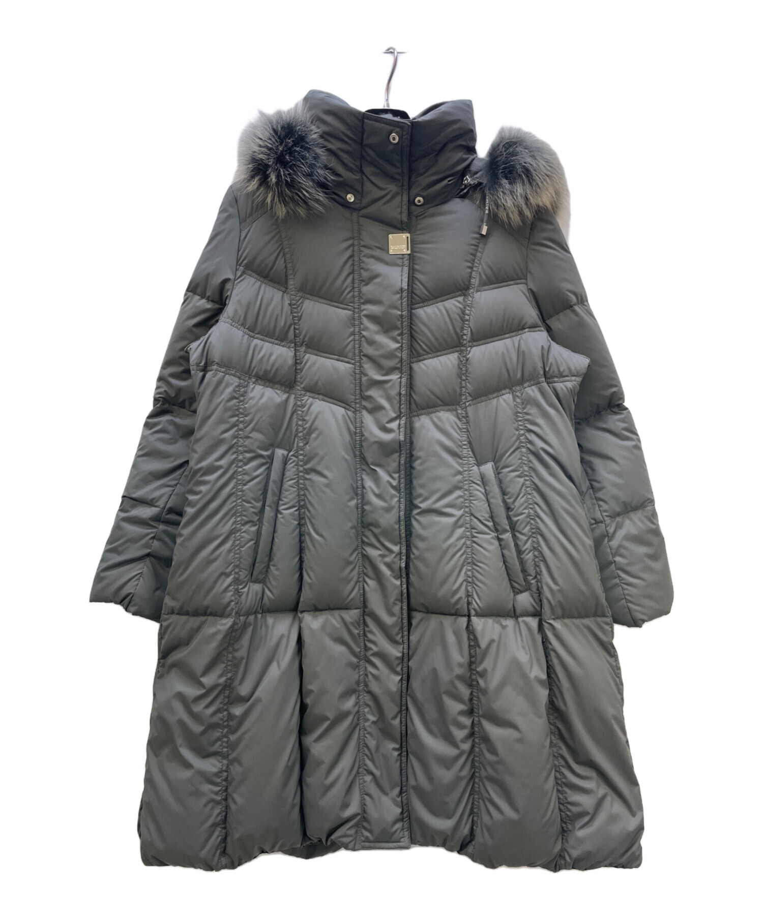 中古・古着通販】BALMAIN (バルマン) ダウンコート グレー サイズ:L 