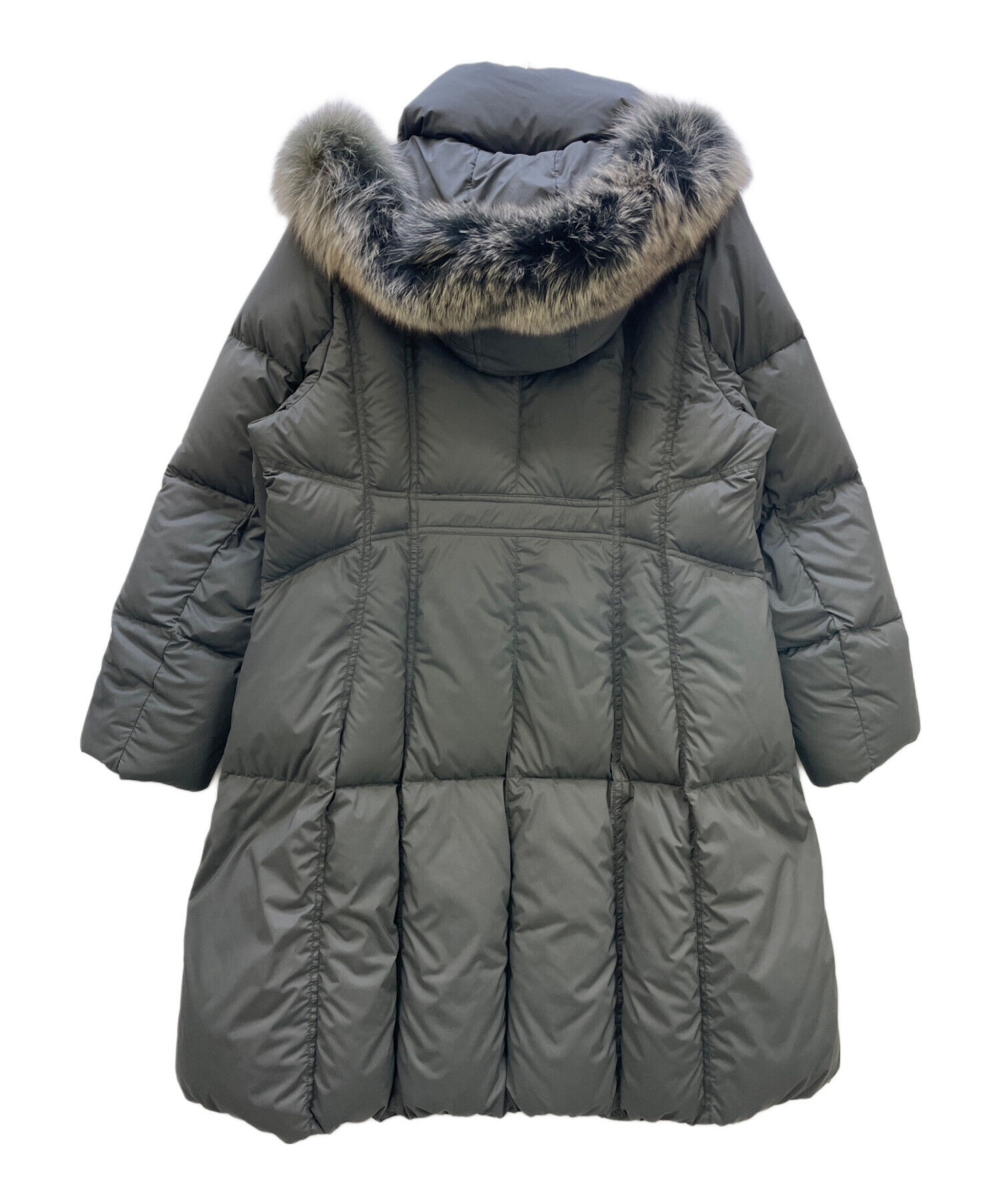 中古・古着通販】BALMAIN (バルマン) ダウンコート グレー サイズ:L 