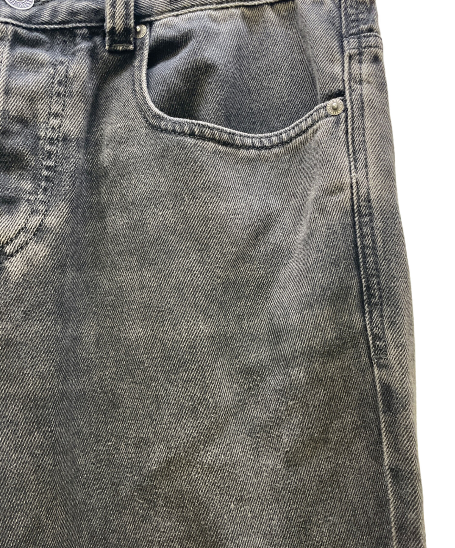 中古・古着通販】DIESEL (ディーゼル) デニムパンツ ブラック サイズ