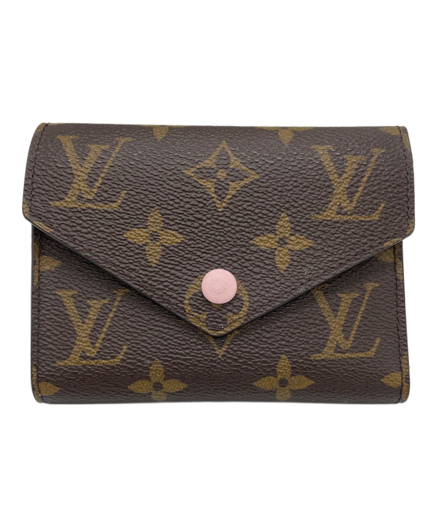 ルイヴィトンレディース財布 LOUIS VUITTON ルイ ヴィトン Wホック財布 三つ折り財布