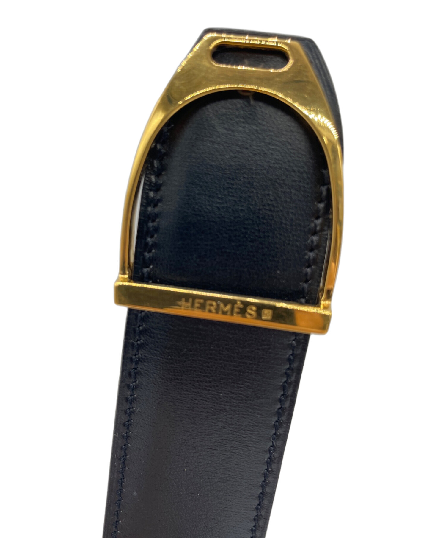 中古・古着通販】HERMES (エルメス) リバーシブルベルト ブラック 中古・古着通販】HERMES (エルメス) リバーシブルベルト ブラック