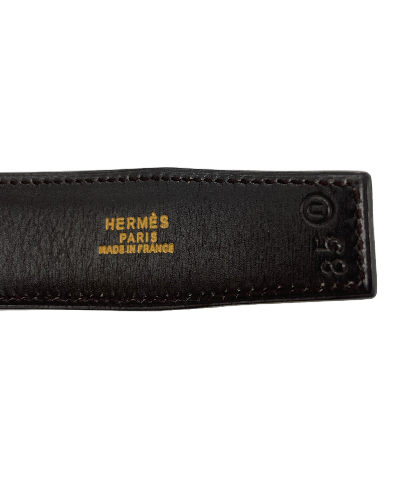 中古・古着通販】HERMES (エルメス) リバーシブルベルト ブラック