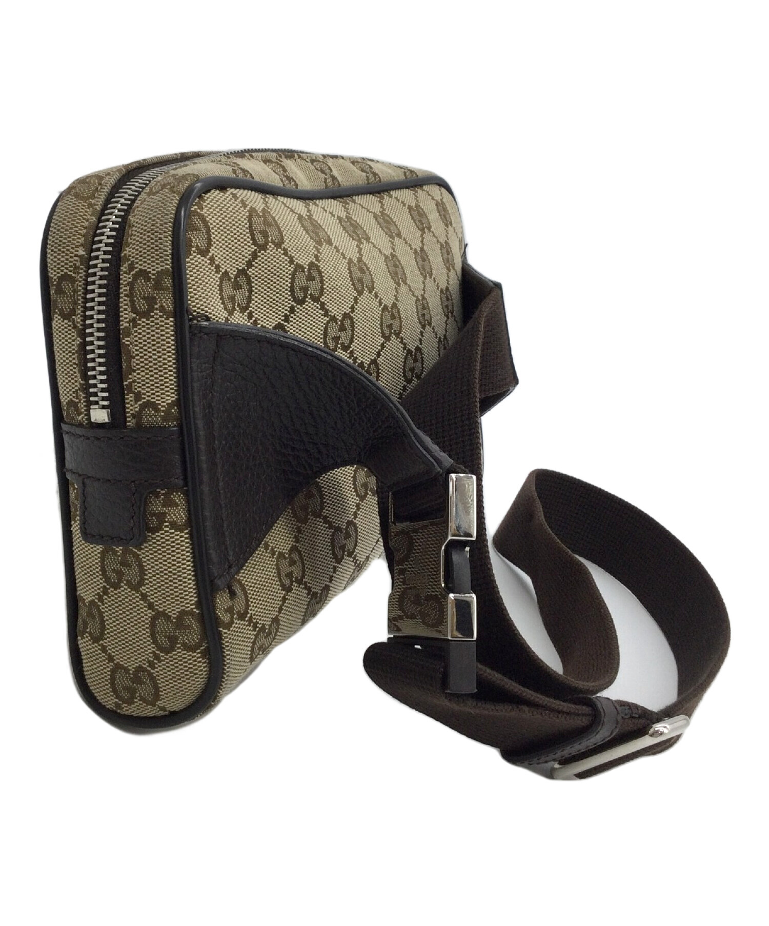 中古・古着通販】GUCCI (グッチ) ウエストバッグ ベージュ｜ブランド