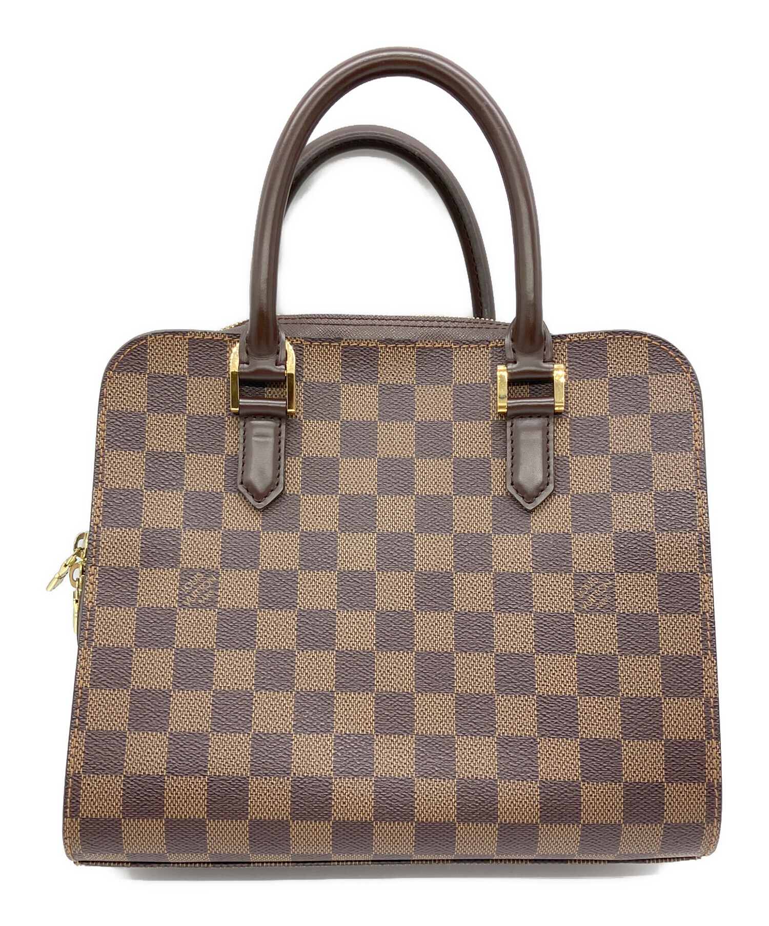 ルイヴィトン　ダミエ　ハンドバッグ ホワイト/グレー ルイ・ヴィトン(Louis Vuitton) ルイ・ヴィトン ハンドバッグ ダミエ