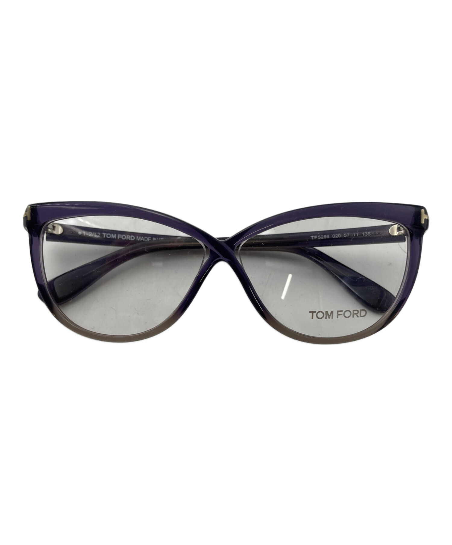 中古・古着通販】TOM FORD (トムフォード) 伊達眼鏡 パープル サイズ