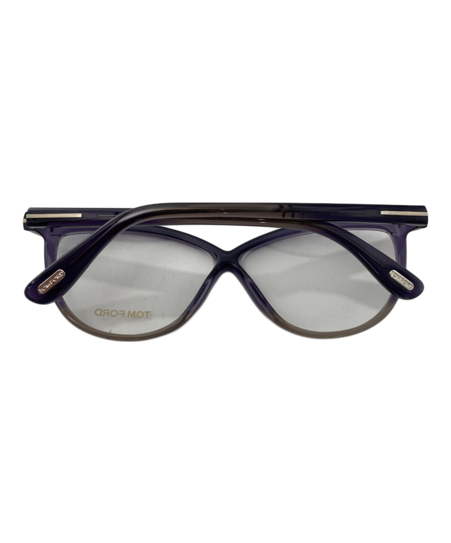 中古・古着通販】TOM FORD (トムフォード) 伊達眼鏡 パープル サイズ 中古・古着通販】TOM FORD (トムフォード) 伊達眼鏡 パープル サイズ