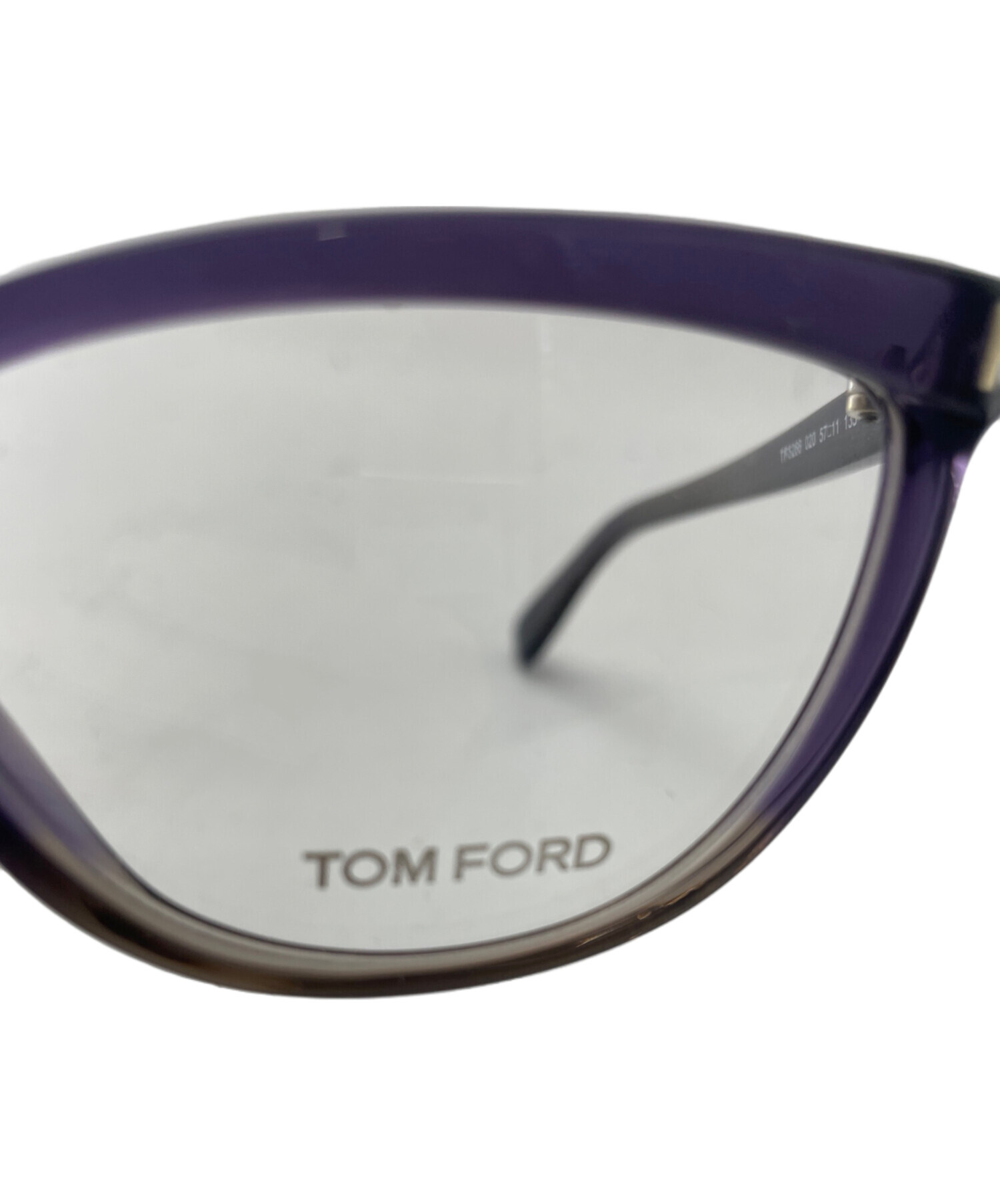 中古・古着通販】TOM FORD (トムフォード) 伊達眼鏡 パープル サイズ