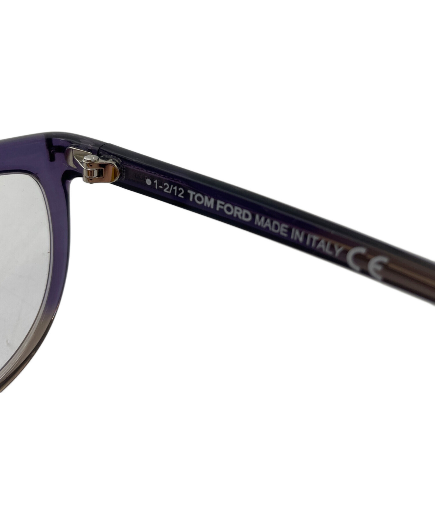中古・古着通販】TOM FORD (トムフォード) 伊達眼鏡 パープル サイズ