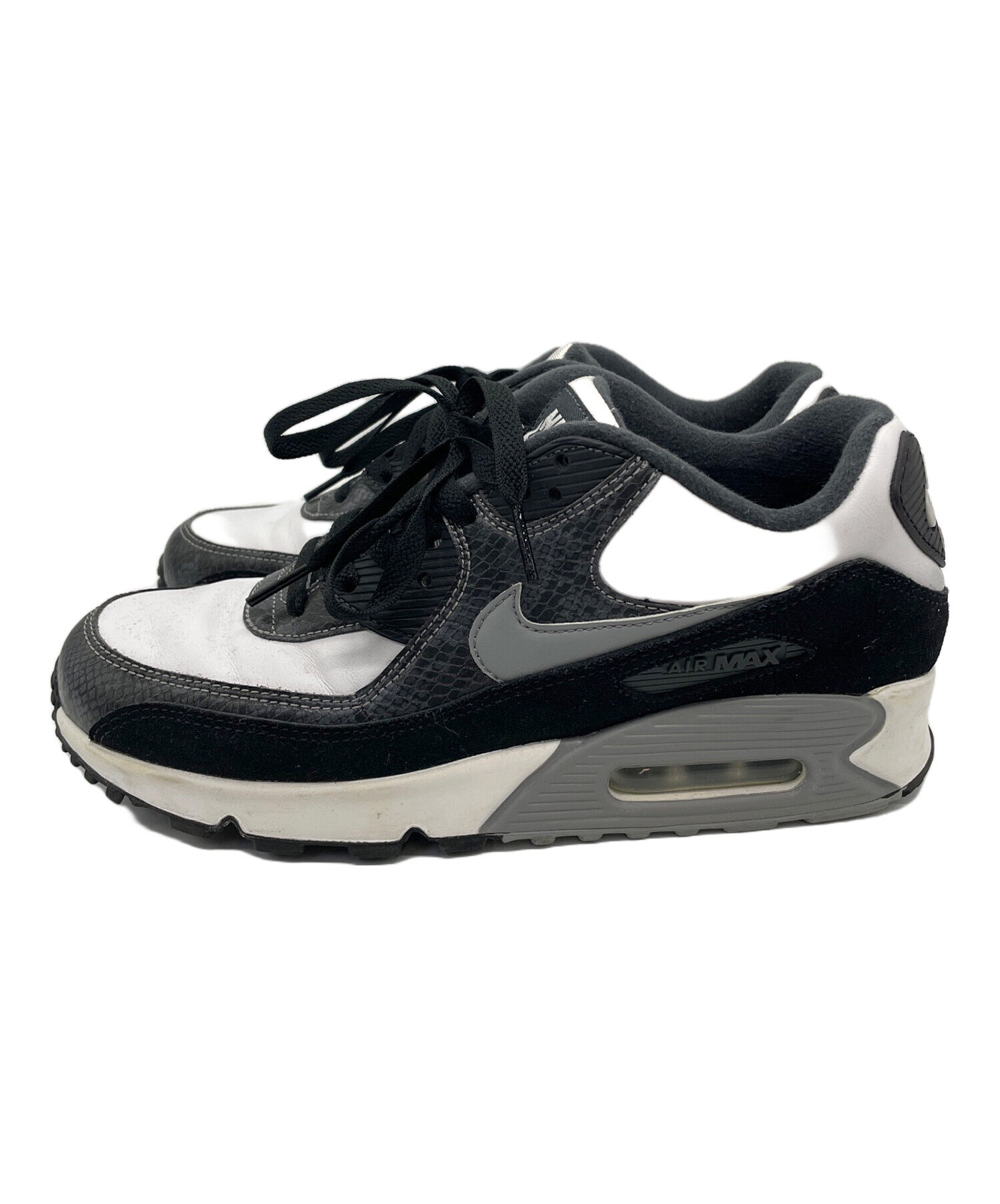 中古・古着通販】NIKE (ナイキ) AIR MAX 90 QS ブラック×ホワイト 