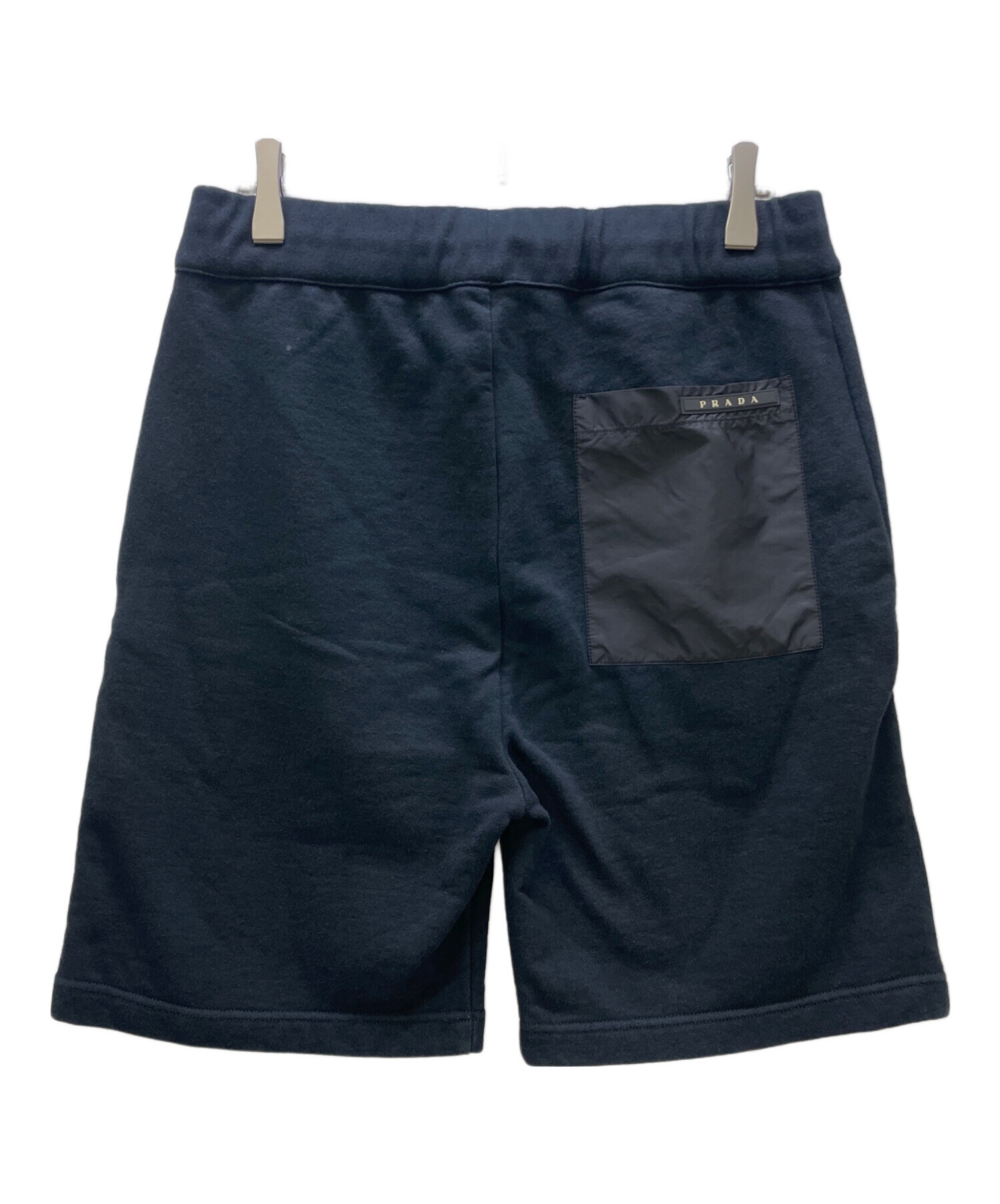 PRADA スウェットショートパンツ ブラック サイズXS 中古・古着通販】PRADA (プラダ) スウェットショートパンツ ブラック