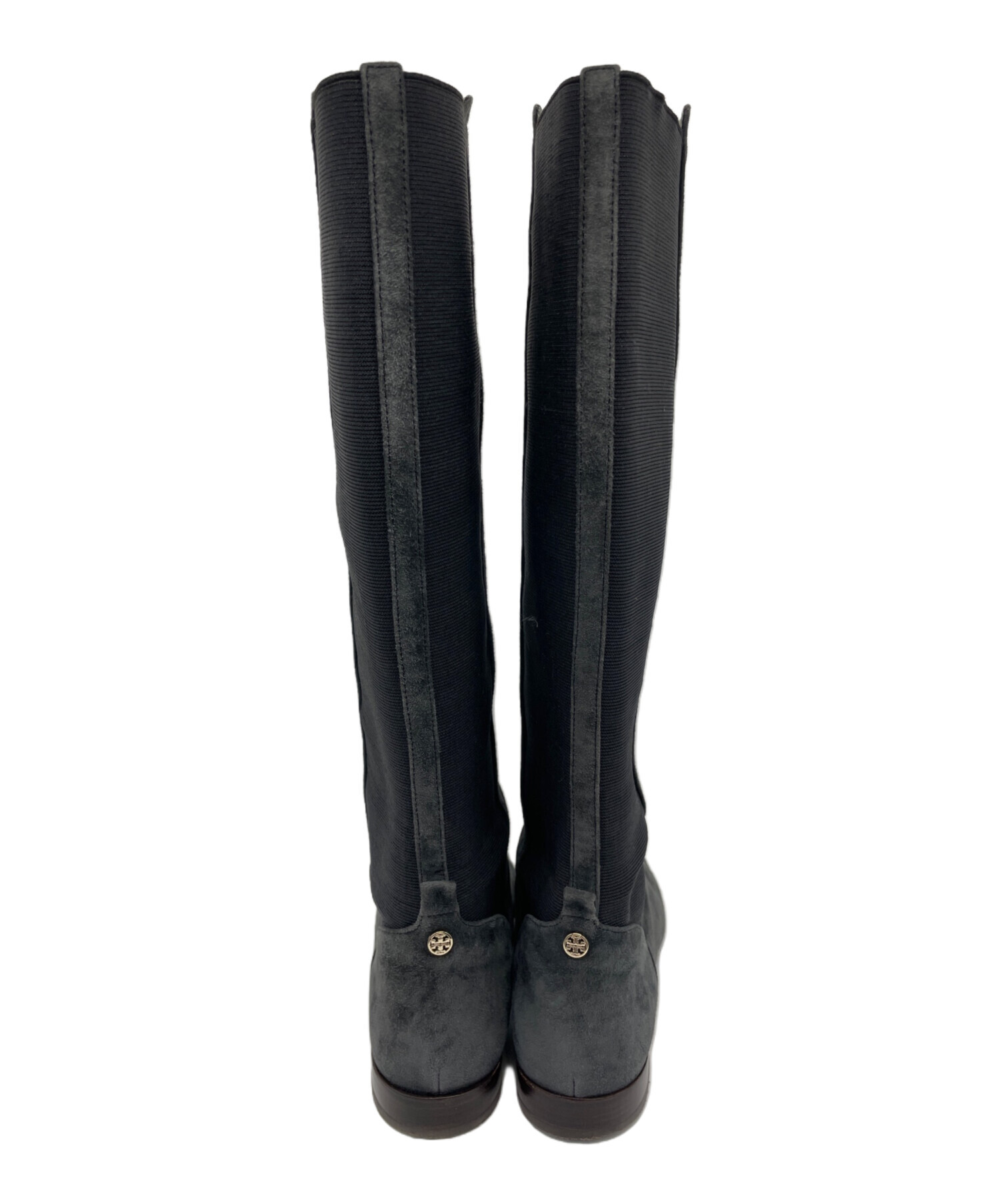 Tory Burch/トリーバーチ　ロングブーツ 黒 レザー　8M(25cm) Tory Burch/トリーバーチ ロングブーツ 黒 レザー 8M(25cm) TORY BURCH