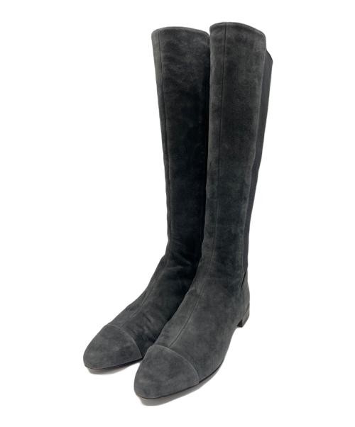 中古・古着通販】TORY BURCH (トリーバーチ) ロングブーツ グレー