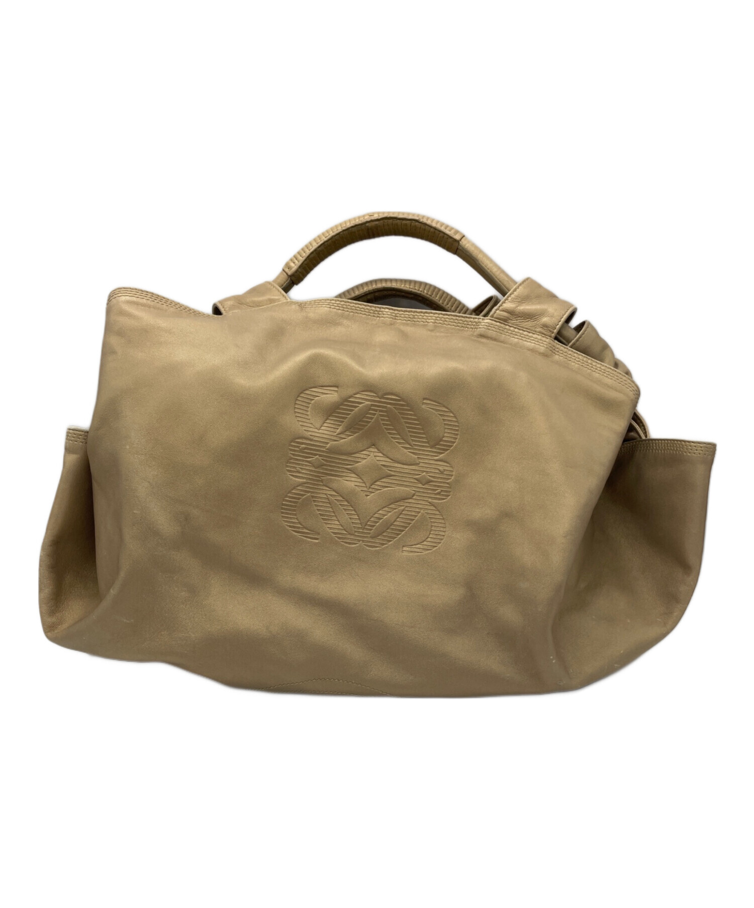 中古・古着通販】LOEWE (ロエベ) ハンドバッグ ナッパアイレ ゴールド 