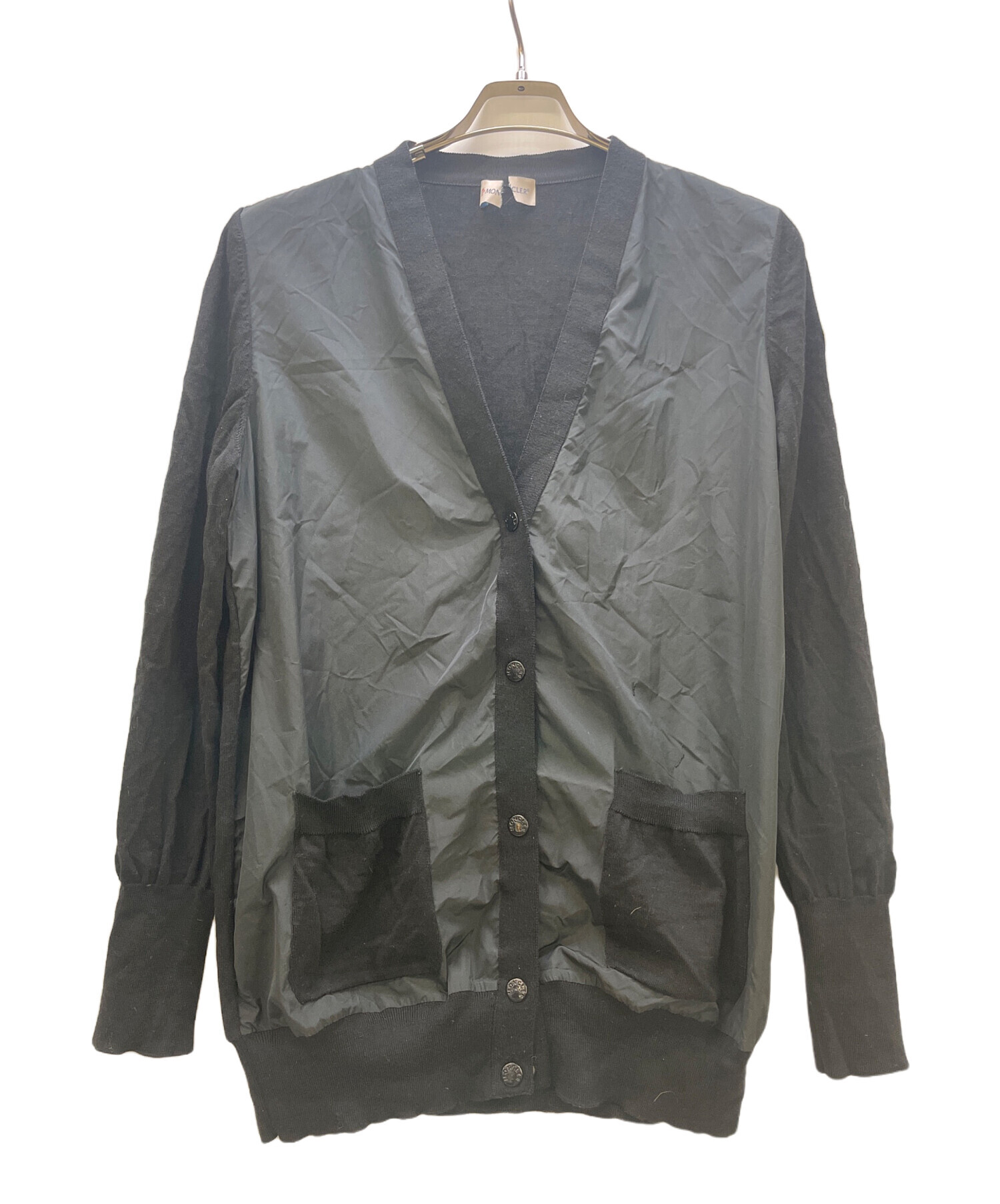 中古・古着通販】MONCLER (モンクレール) カーディガン ブラック