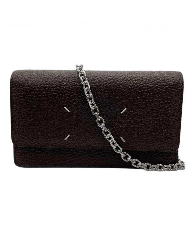 Maison Margiela レザー チェーンウォレットショルダーバッグ Maison