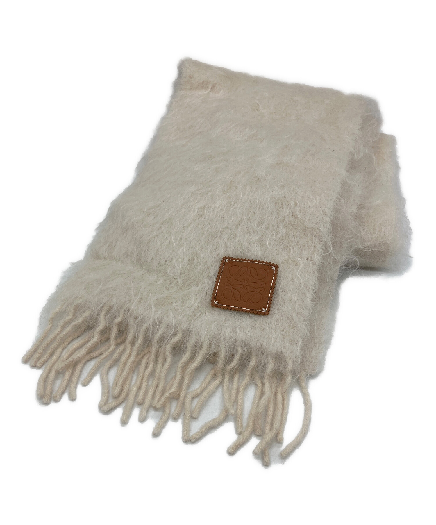 中古・古着通販】LOEWE (ロエベ) マフラー ベージュ｜ブランド・古着