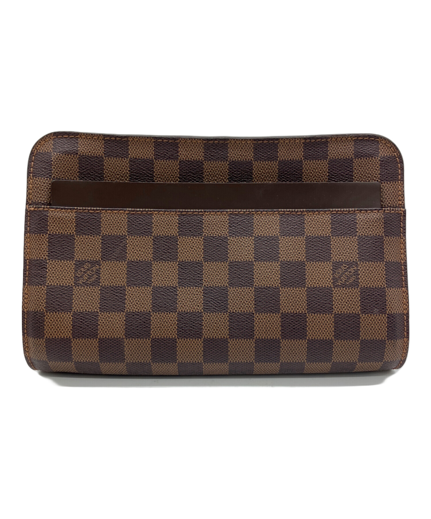 LOUIS VUITTON ブラウン クラッチバッグ 中古・古着通販】LOUIS VUITTON (ルイ ヴィトン) クラッチバッグ
