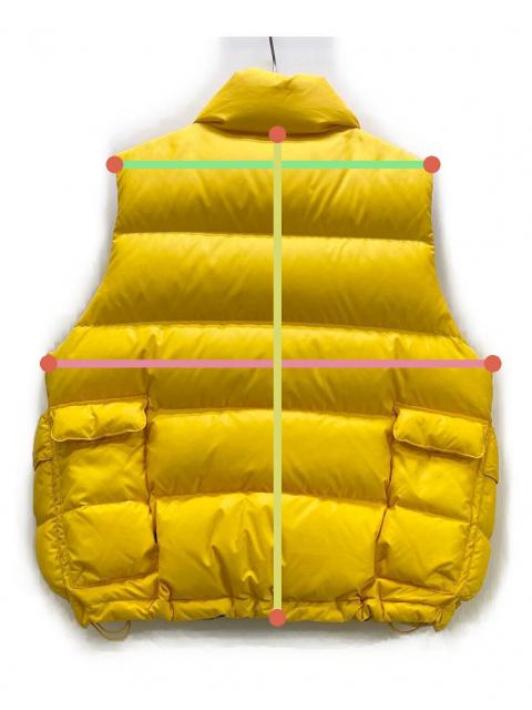 ダイワ　イエロー ダウンベスト ダイワ ダウンベスト XL イエロー 黄色