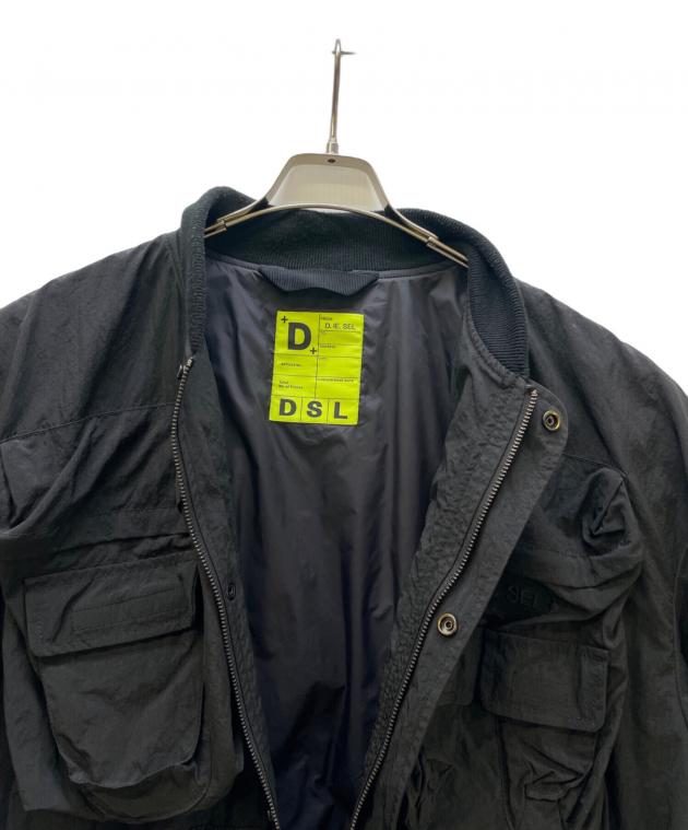 中古・古着通販】DIESEL (ディーゼル) ボンバージャケット ブラック