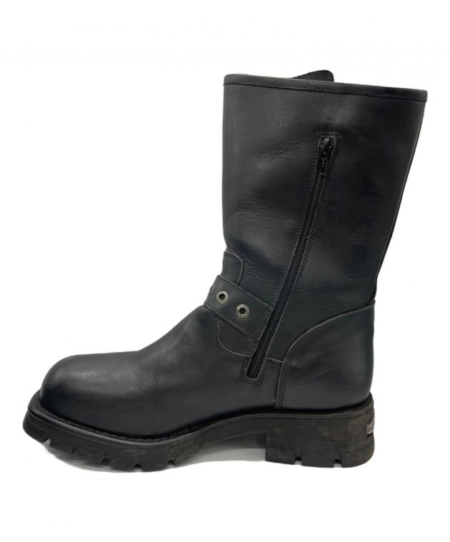 中古・古着通販】NEW ROCK (ニューロック) エンジニアブーツ ブラック