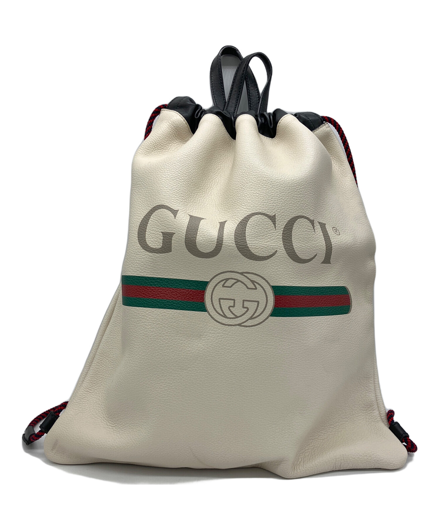 GUCCI ドローストリングバッグ ベージュ GUCCI ドローストリングバッグ ベージュ | ヤマダウェブコム