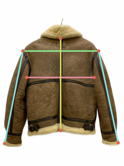 中古・古着通販】Schott (ショット) TYPE B-3ジャケット ブラウン