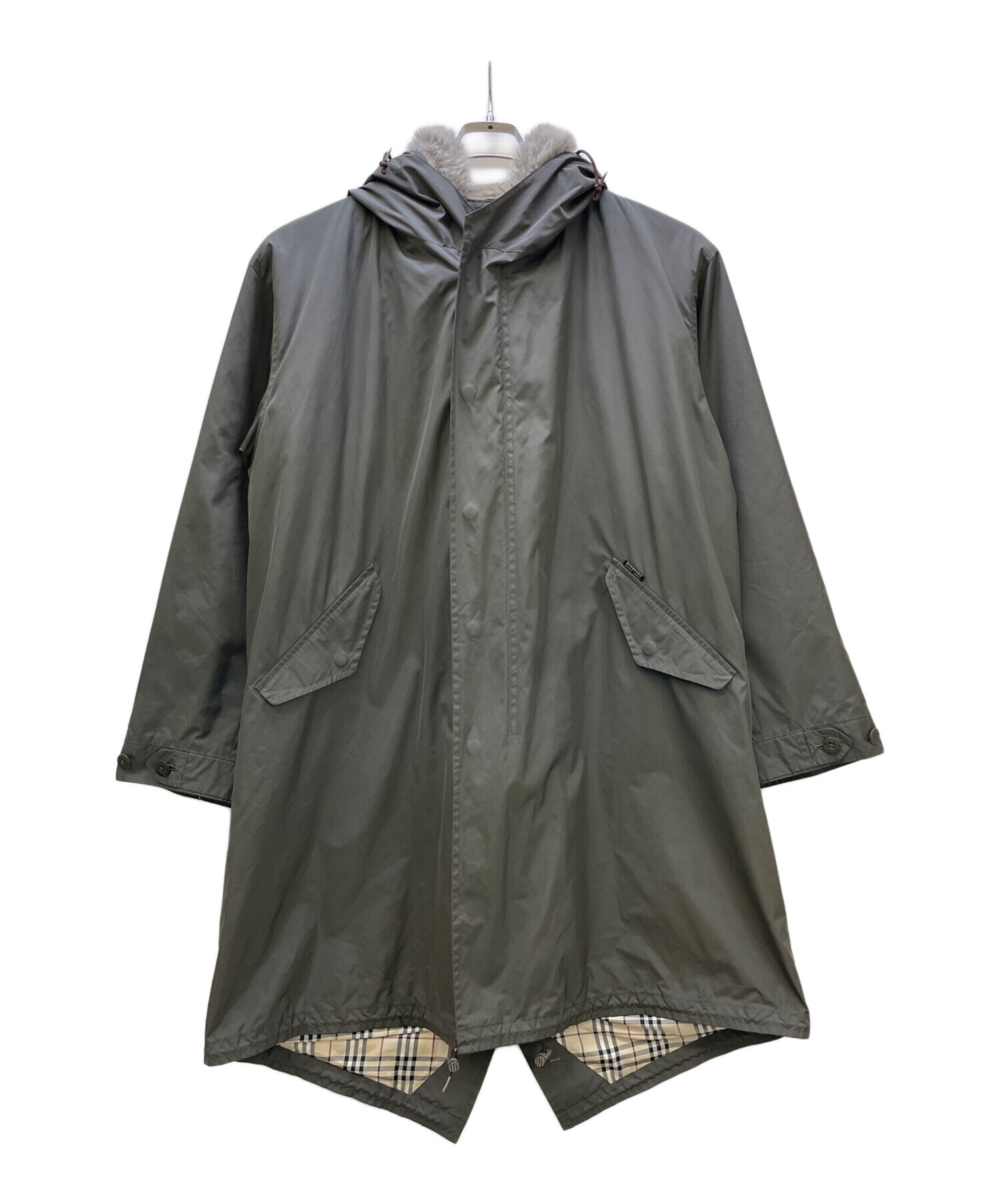 未使用級★L★バーバリーブラックレーベル★モッズコート★BURBERRY★中綿 中古・古着通販】BURBERRY BLACK LABEL (バーバリーブラックレーベル