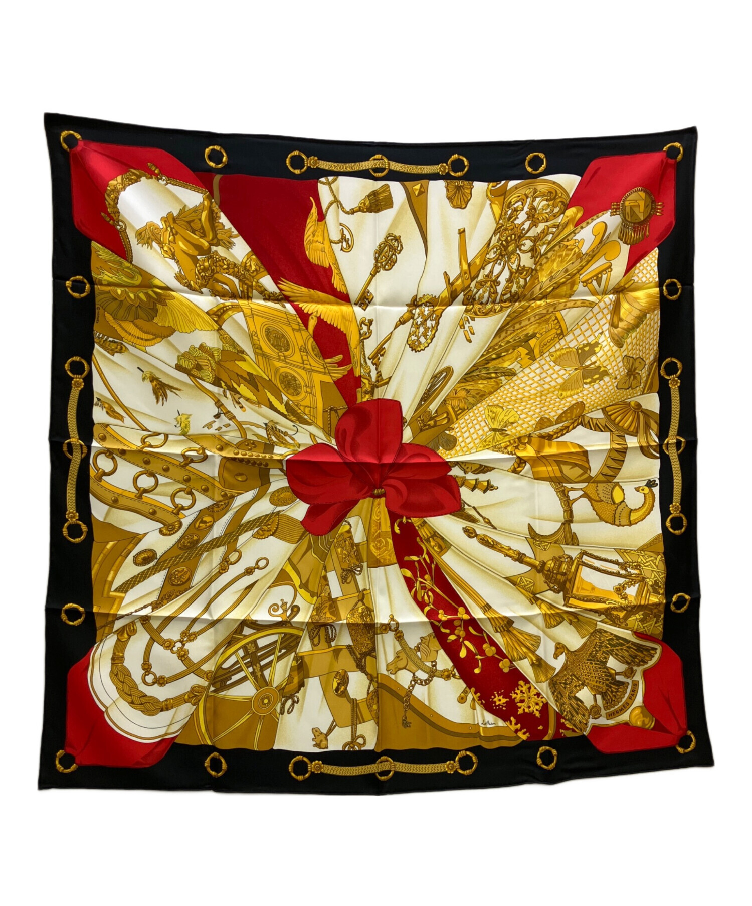 中古・古着通販】HERMES (エルメス) シルクスカーフ シルクの太陽