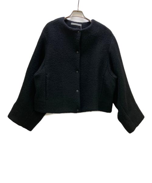 【⏰タイムセール⌛】セオリーリュクス 春ストライプ ノーカラージャケット（38） ⏰タイムセール⌛】セオリーリュクス 春ストライプ ノーカラー